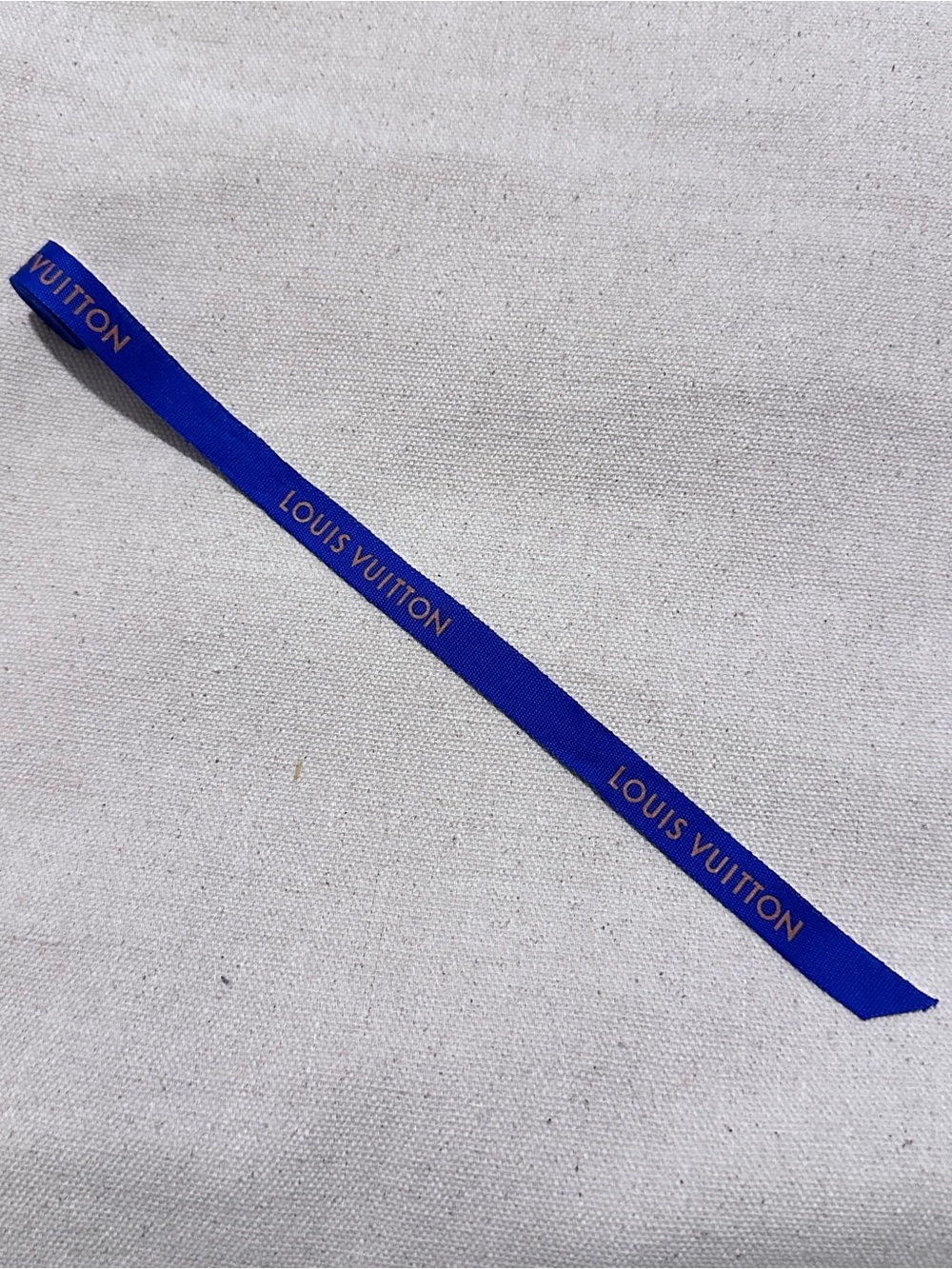 Louis Vuitton | Ribbon | Louis Vuitton Blue/Orange Logo Ribbon